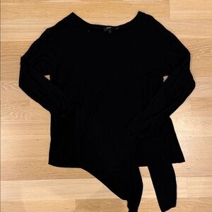Theory Black Long Sleeve Top